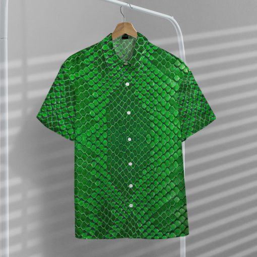 Gearhumans 3D Green Snake Hawaii Shirt - Image 5