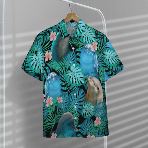 Gearhumans 3D Dolphins Hawaii Shirt - Image 6