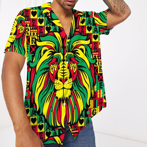 Gearhumans 3D Reggae Music Celebration Hawaii Shirt - Image 3