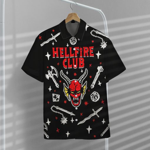 Gearhumans 3D ST HellFire Club Custom Hawaii Shirt 8 Gearhumans 3D ST HellFire Club Custom Hawaii Shirt - Image 8