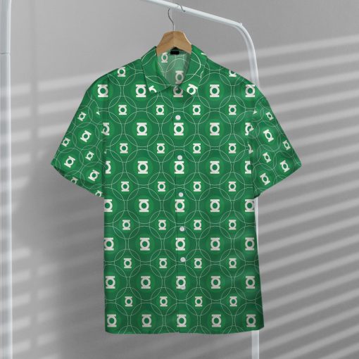 Gearhumans 3D Green Lantern Custom Hawaii Shirt 8 Gearhumans 3D Green Lantern Custom Hawaii Shirt - Image 8