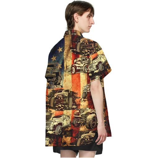 Gearhumans 3D Jeep American Flag Hawaii Shirt 13 Gearhumans 3D Jeep American Flag Hawaii Shirt