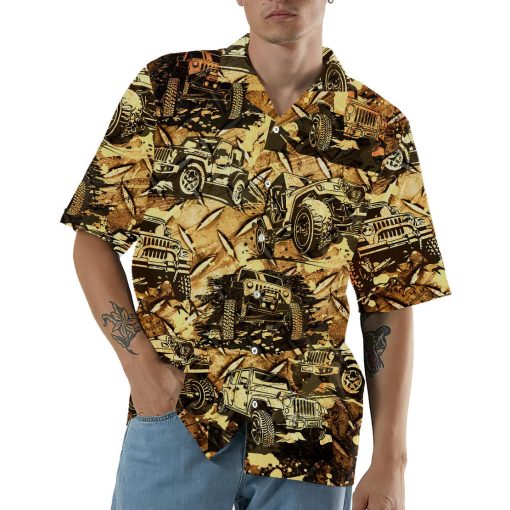 Gearhumans 3D Jeep Hawaii Shirt