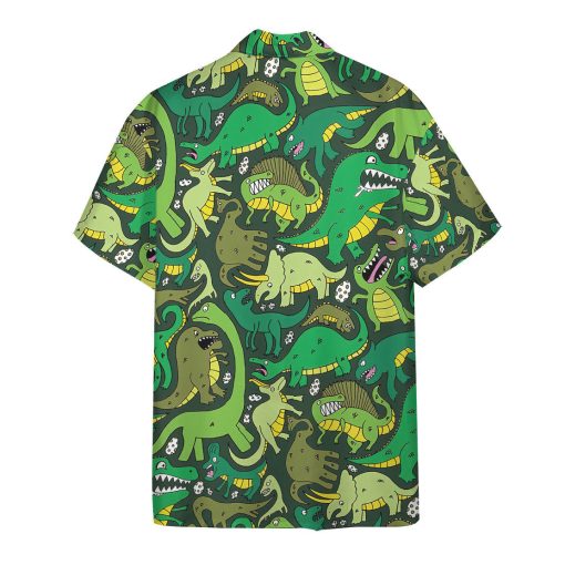 Gearhumans Dinosaur 3D Hawaii Shirt - Image 2