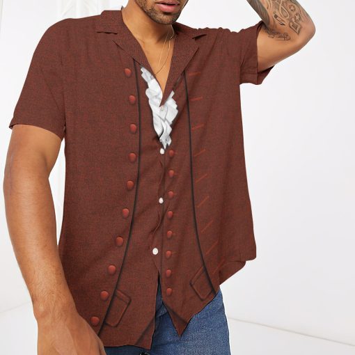 Gearhumans 3D Custom Benjamin Franklin Hawaii Shirt - Image 3