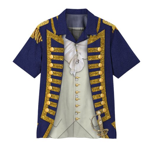 Gearhumans 3D Custom Uniforms Of The U.S Navy Hawaii Shirt