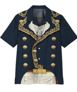 Gearhumans 3D Custom Marquis De Lafayette Hawaii Shirt