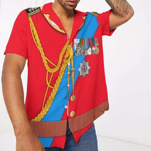 Gearhumans 3D Custom Queen Elizabeth Hawaii Shirt - Image 3