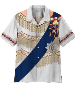 Gearhumans Custom Queen Elizabeth II 3D Hawaii Shirt