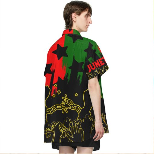 Gearhumans 3D Juneteenth Hawaii Shirt