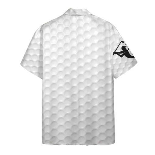Gearhumans 3D Golden Retriever Golf Hawaii Shirt