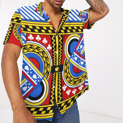 Gearhumans 3D Queen of Clubs Argine Hawaii Shirt