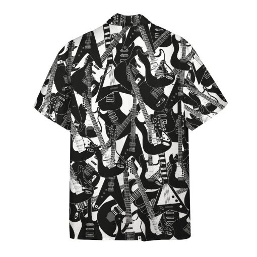 Gearhumans 3D Electric Guitar Hawaii Shirt - Image 2