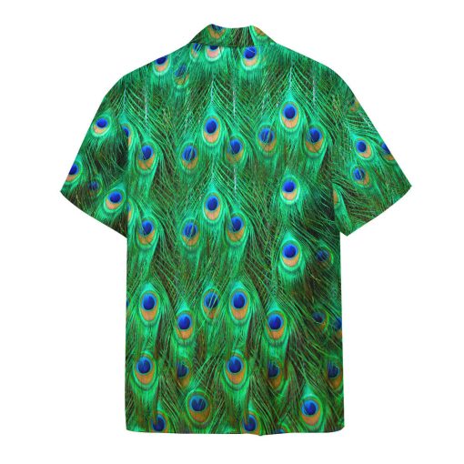 Gearhumans 3D Peacock Hawaii Shirt - Image 2