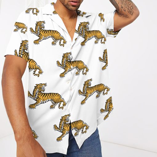 Gearhumans 3D Tiger Custom Hawaii Shirt - Image 3