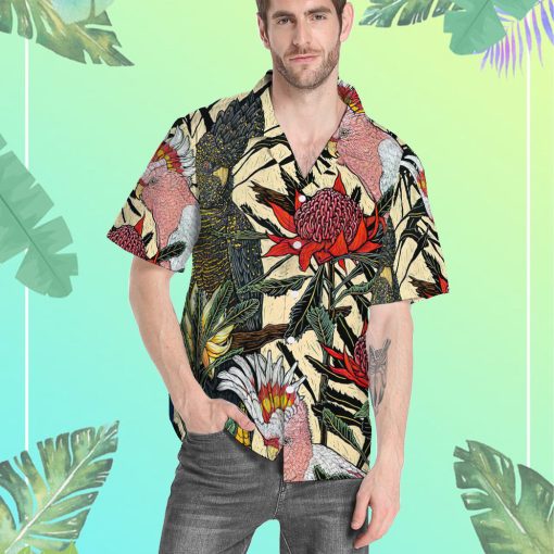 Gearhumans 3D Parrot Hawaii Shirt - Image 6