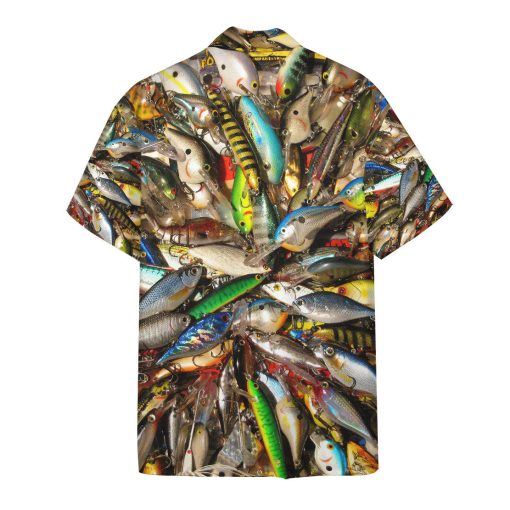 Gearhumans 3D Fishing Baits Stainless Steel Hawaii Shirt 10 Gearhumans 3D Fishing Baits Stainless Steel Hawaii Shirt