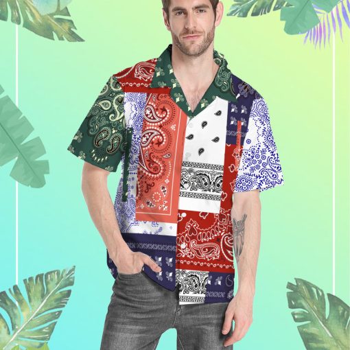 Gearhumans 3D Bandana Hawaii Shirt