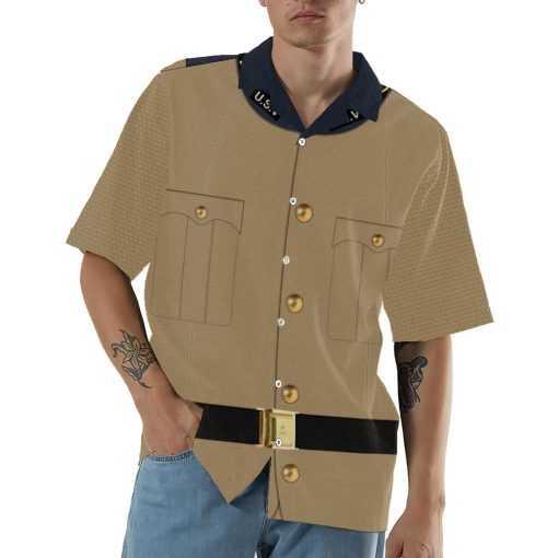 Gearhumans 3D Custom Theodore Roosevelt Hawaii Shirt - Image 3