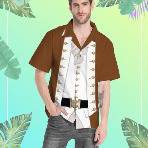 Gearhumans 3D Alexander Hamilton Hawaii Shirt - Image 6