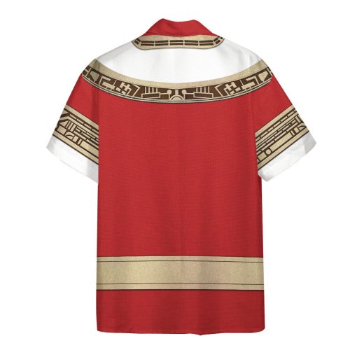 Gearhumans 3D Power Ranger Zeo Red Hawaii Shirt