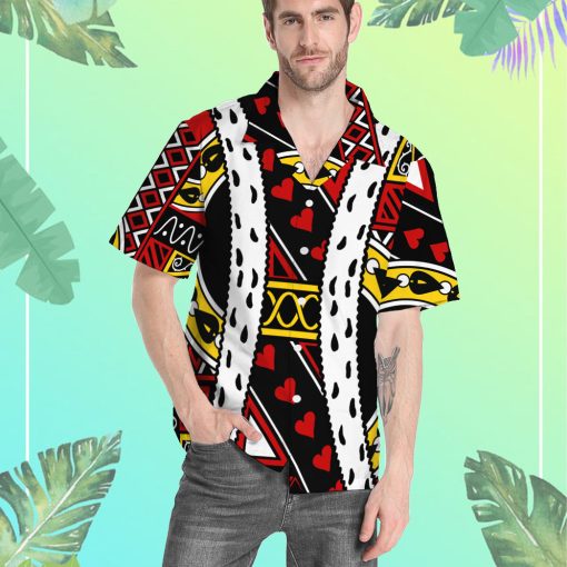 Gearhumans 3D King of Hearts Charles Hawaii Shirt