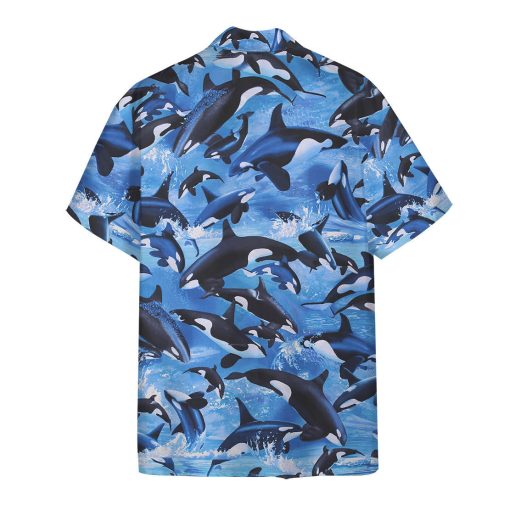 Gearhumans 3D Dolphins Hawaii Shirt - Image 2