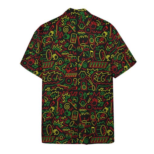 Gearhumans 3D Reggae Hawaii Shirt - Image 2