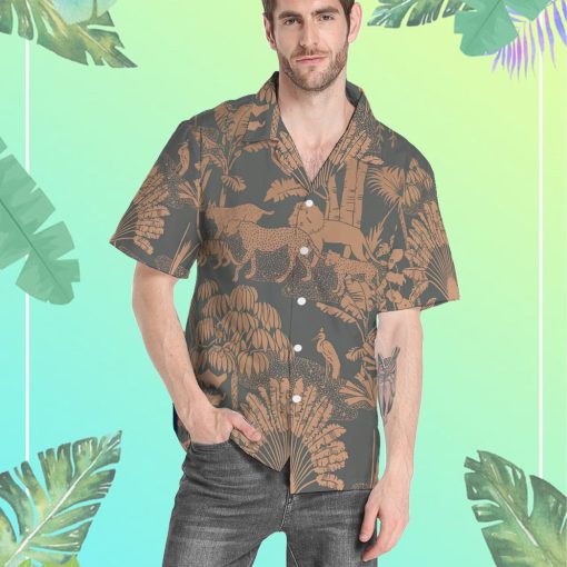 Gearhumans 3D Jungle Dream Hawaii Shirt - Image 6