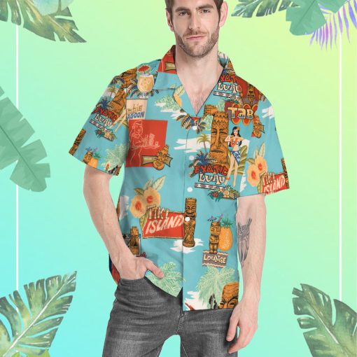 Gearhumans 3D Tiki Island Hawaii Shirt