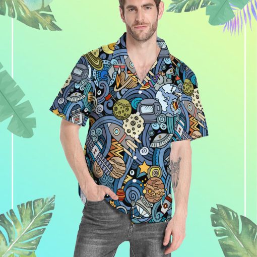 Gearhumans 3D Space Hawaii Shirt