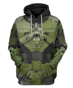 Gearhumans 3D Halo Infinite Masterchief Cosplay Custom Tshirt Hoodie Apparel