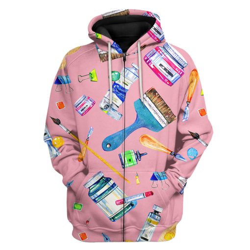 Gearhumans Art Teacher- 3D All Over Printed Shirt - Image 4