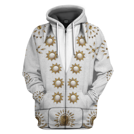 Gearhumans Cosplay ELV PRL Burning Love White Custom T-Shirts Hoodies Apparel - Image 2