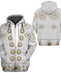 Gearhumans Cosplay ELV PRL Burning Love White Custom T-Shirts Hoodies Apparel