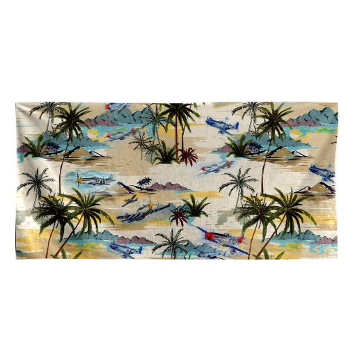 Gearhumans 3D Aircraft Beach Towel