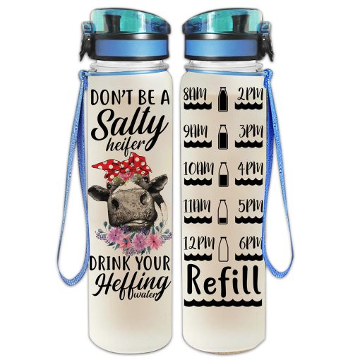 Gearhumans Heifer - Water Tracker Bottle