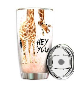 Gearhumans Upside Down Giraffe - Tumbler Cup