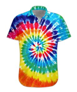 Gearhumans 3D Tie Dye Hawaii Shirt