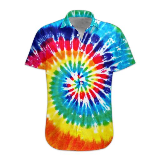 Gearhumans 3D Tie Dye Hawaii Shirt