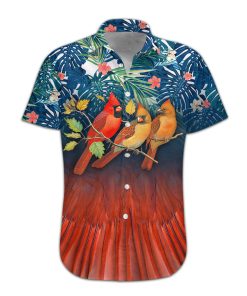 Gearhumans 3D Cardinal Bird Hawaii Shirt