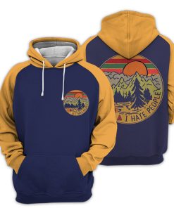 Gearhumans I Hate People - Camping - 3D All Over Printed Shirt