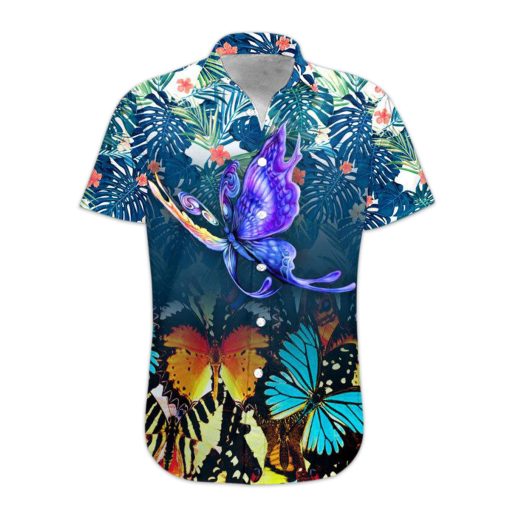 Gearhumans 3D Butterfly Hawaii Shirt 1 Gearhumans 3D Butterfly Hawaii Shirt