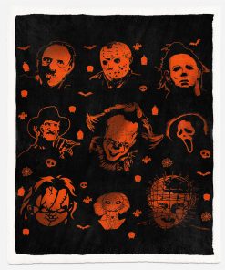 Gearhumans 3D Halloween Horror Movie Murderer Custom Blanket