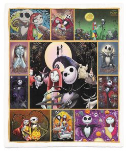Gearhumans 3D Nightmare Before Christmas Custom Blanket