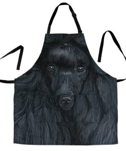 Gearhumans 3D Black Poodle Custom Apron