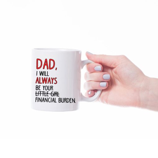 Gearhumans Dads Financial Burden 3D Mug - Image 2