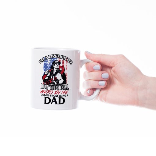 Gearhumans 3D Fire Fighter Dad Tumbler - Image 2