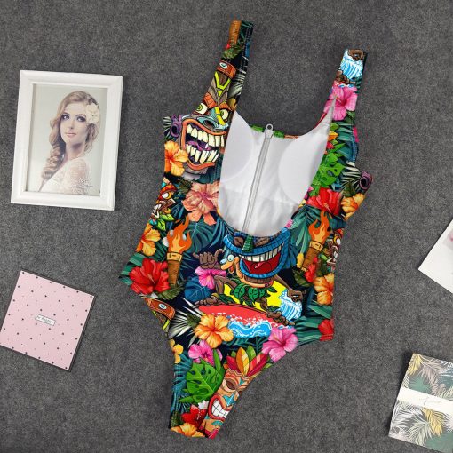 Gearhumans 3D Tiki Tiki Awesome Swimsuit - Image 2