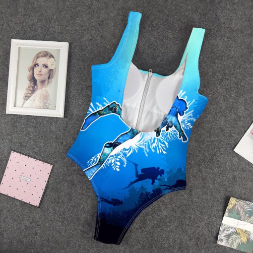 Gearhumans 3D Scuba Diving One Piece Swimsuit - Image 3